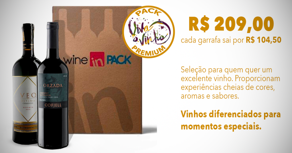 Pack Viva o Vinho Premium - Wine in Pack